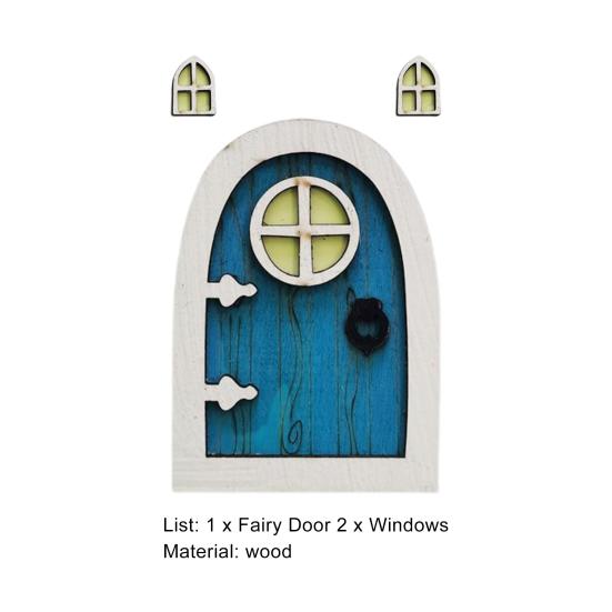 Безопасная сказочная дверь, светящаяся в ночное время, миниатюрное украшение своими руками