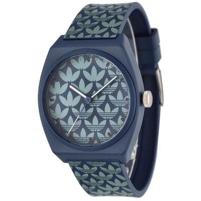 Оригинальные часы PROJECT TWO GRFX Project Two Graphic Blue Dial Resin Windshield Quartz 5 ATM Waterproof 36MM China Watch AOST23053 [Adidas Swatch]