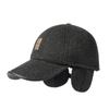 Winter Warm Cap Men's Ear Protection Baseball Cap Middle-Aged and Elderly Thick Cap