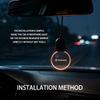 Luminous Acrylic Pendant Car Decor Rear View Mirror Accessories For Volvo V50 S60 XC60 S40 XC40 XC90 V70 XC70 C30 V40 V60