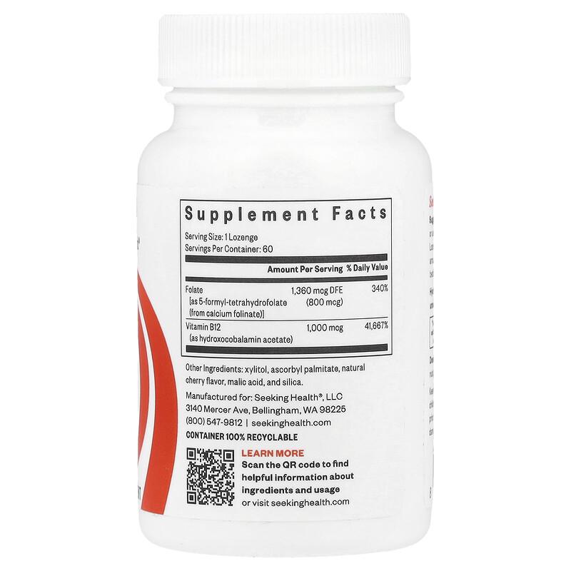 Hydroxo B12 With Folinic Acid, 60 Lozenges