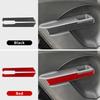 Наклейка из настоящего мягкого углеволокна для Fiat Panda 2003 2004 2005 2006 2007 2008 2009 2010 2011 LHD RHD Панель ручки передней/задней двери