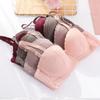 1/2 Cup Thin Lace Bra for Women with Adjustable Upper Support and Gathered Underwear