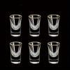 6pcs 15ml Mini Shot Glasses for Bar Pub Club Restaurant and Home Use  Tumbler Glass Cup Fine Glass High Quality Wine Ware Set