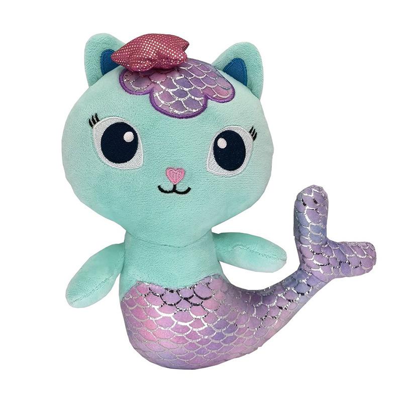 Animals Plush Gabby Dollhouse Lovely Plush Gaby Toy Plush House Cat Doll Cartoon Stuffed Animals Mermaid Cat Plush