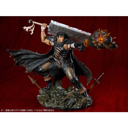 TV Anime "Berserk" Guts Black Swordsman Ver. Approximately 265mm PVC & ABS Pre-painted Finished Figure