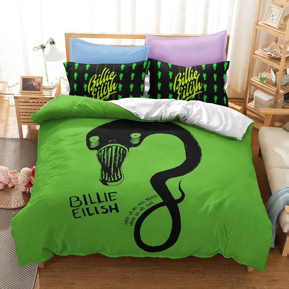 Teens Billie Duvet Cover Set Bedding Set Comforter Cover Machine Washable for Bedroom Decor Children Teens Birthday Gifts
