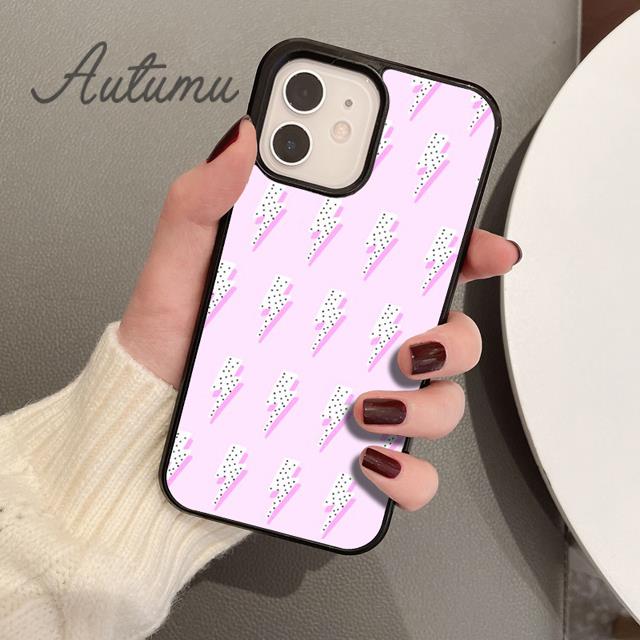 Чехол для телефона с затененной молнией для iPhone 11 12 13 14 Pro Max mini XR XS SE 2020 7 8 Plus Samsung Galaxy S21 S22 shell