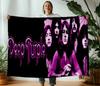 DDeep PPurple rock music band printed blanket Flange warm blanket picnic cubre cama throw blanket bed livings Birthday Gift
