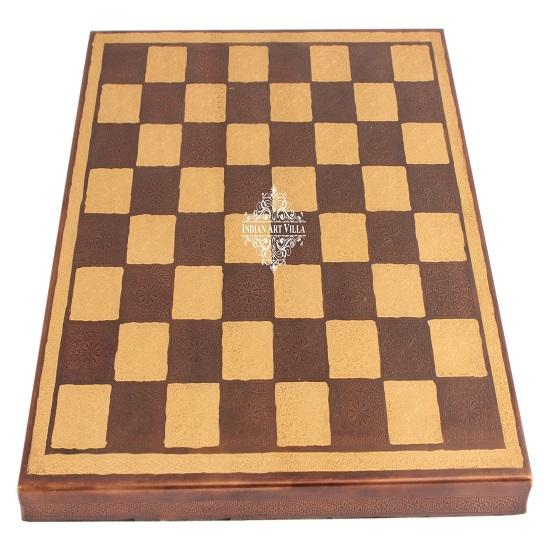 Brass Chess with Realistic Piece