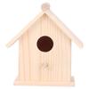 Wooden Bird House Innovative Hanging Birds Nests Cage Outdoor Garden Decor Ornament