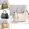 Chic And Stylish Pu Handbag For Fall Winter With Versatile Shoulder Strap And Zipper Closure