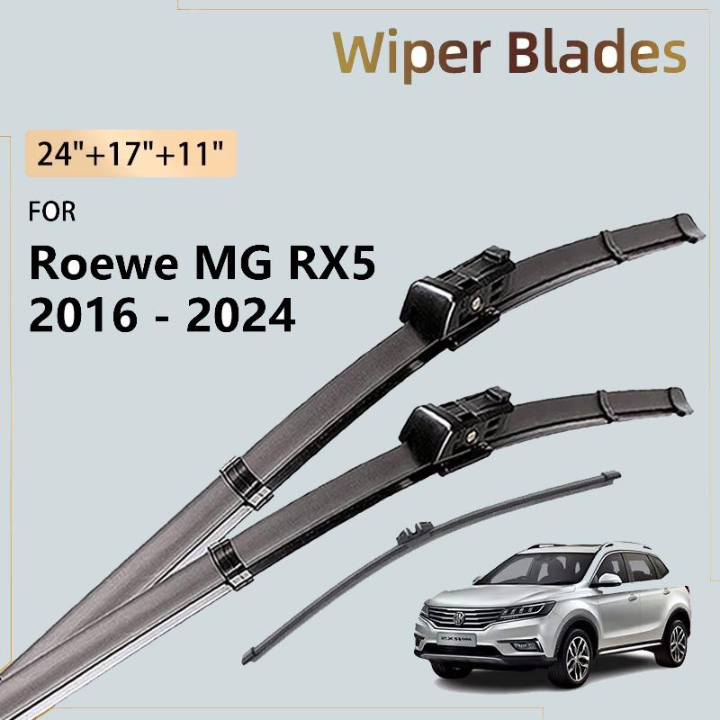 3x Front Rear Wiper Blades For Roewe eRX5 MG RX5 Max Plus 2026 2026 2026 2026 2020 2019 2018 2017 2016 Accessorie Window Brushes