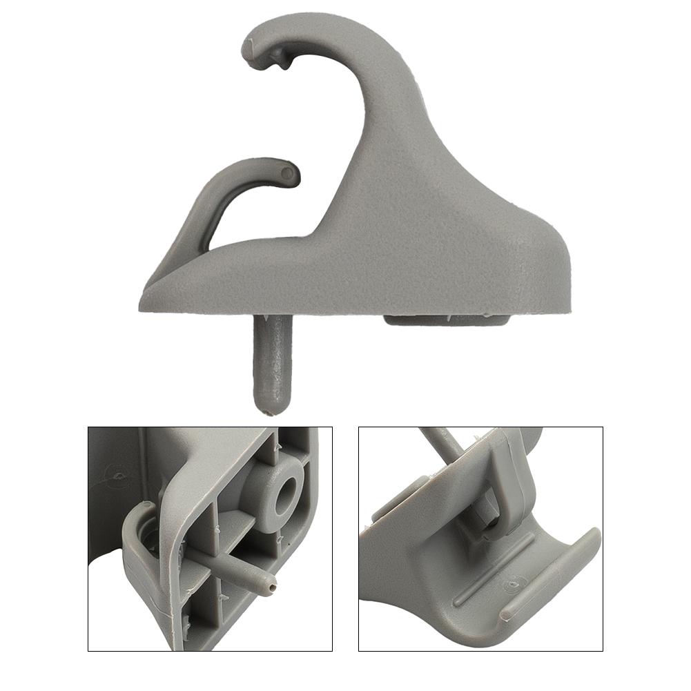 Front Left New Sun Visor Clip Hooks 85235-05100OM Replacement 8523505100 Sale 8523505100OM Universal Zugriff Grey