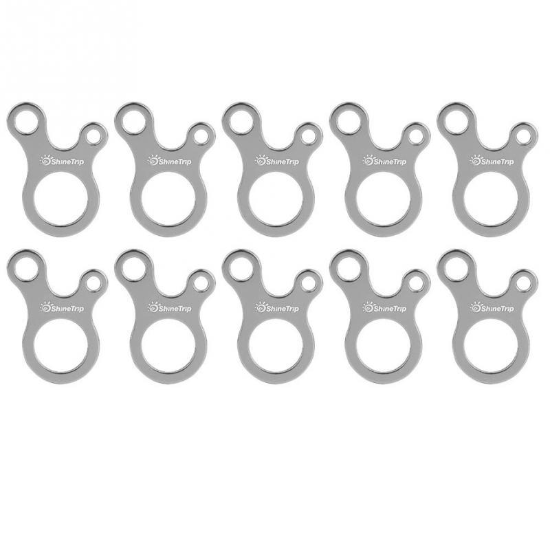 10 шт., быстрый узел с 3 отверстиями, шнур для бегуна, застежка, пряжка для веревки с пряжкой