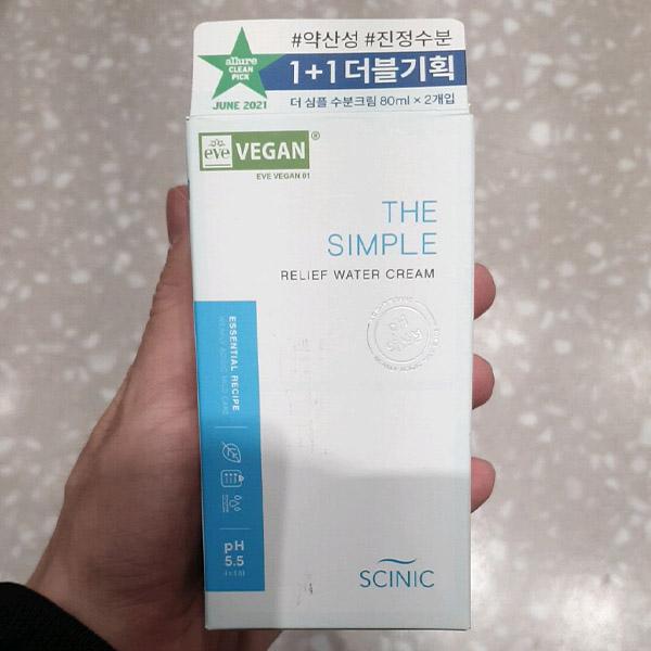 Scinic The Simple Relief Moisture Cream 1+1 Set 80ml x 2pcs