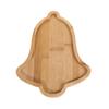 Christmas Decoration Tray Wooden Dessert Board Christmas Tree Shape Fruit Plate Snacks Cake Food Tray Xmas Tableware