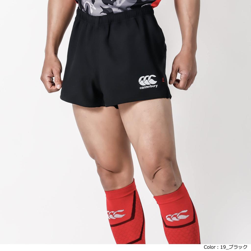 Rugby Pants RUGBY SHORTS Rugby Shorts RG26010B 5L [Canterbury] (Standard Type) (Big Size) Men's BK_Black