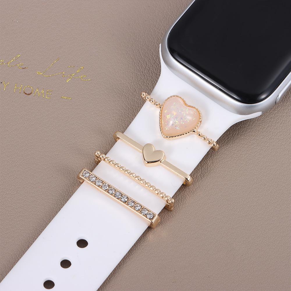 New Accessories Bracelet Metal Charms Diamond Ring Strap Decorative Charms Band Ornament