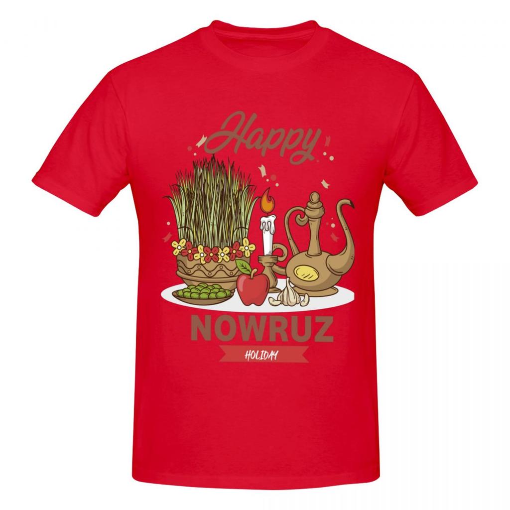 Unisex Happy Nowruz 2026 T Shirt Streetwear Oneck Cotton Unisex Clothing