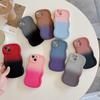 Нишевый градиентный цвет с волнистым краем для чехла на телефон iPhone17 Apple 16Pro max 15/14 силиконовый чехол