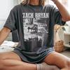 Футболка Zach Bryan With Heaven On Top тур 2026 цвет угольный