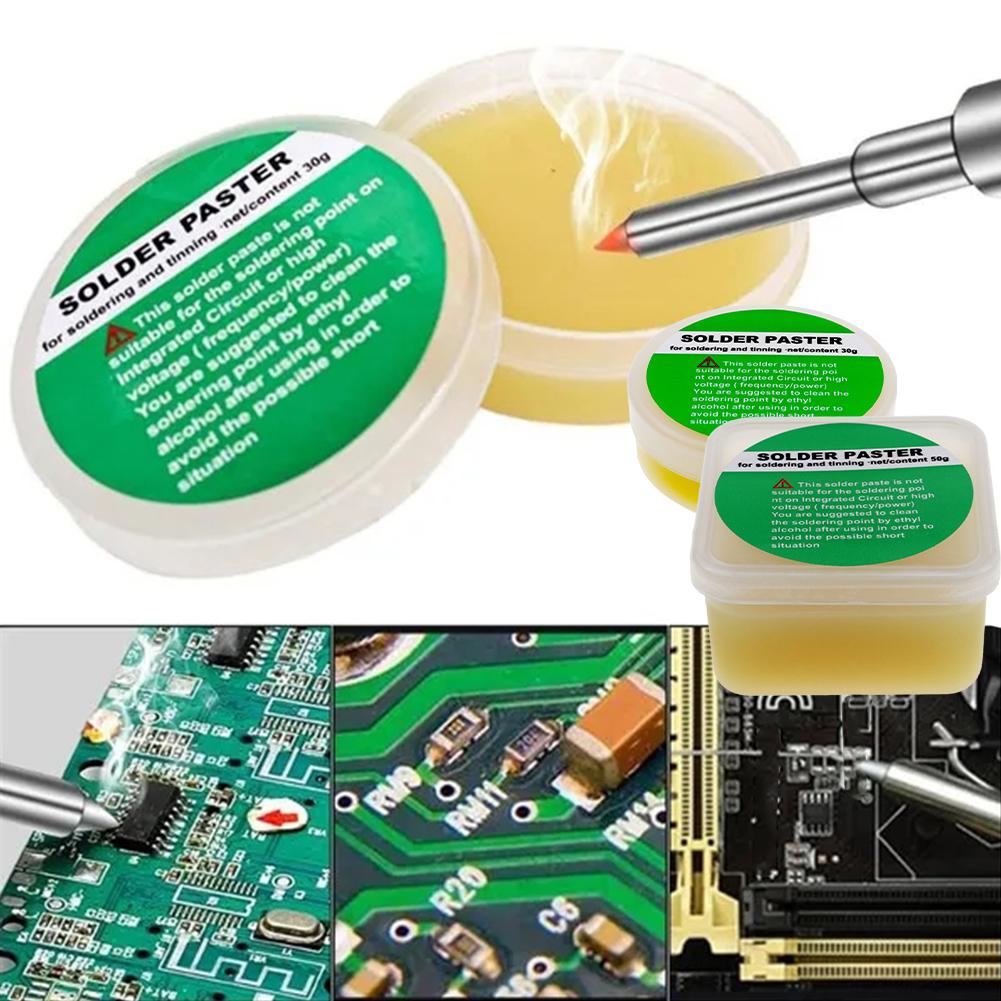 30g/70g/100g Rosin Lead-free Environmentally Friendly Soldering Paste Flux Welding Circuit Board Electrical Parts Welding Repair Tool
