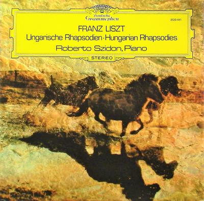 LP Пластинка ФРАНЦ ЛИСТ, РОБЕРТО СИДОН - Венгерские рапсодии = Hungarian R 2530441 Deutsche Grammo 1974 Германия Классика Б/У