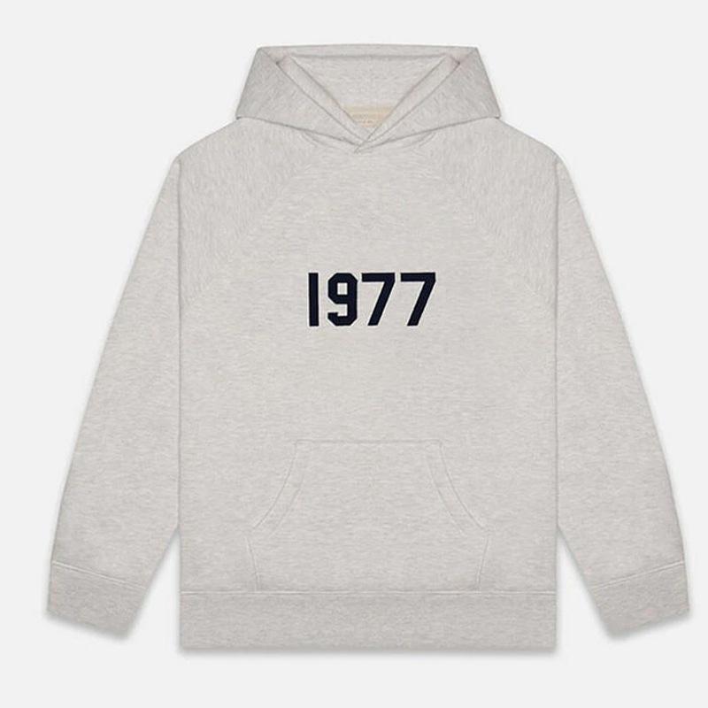 Толстовка с капюшоном 2022 SS 1977 Флок ESSENTIALS, Новый Стиль Плюс Бархат, Модный Бренд, Горячая Распродажа За Рубежом