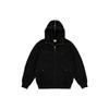 Split Hood Bomber Sweat Black Unisex Outerwear P23CS211