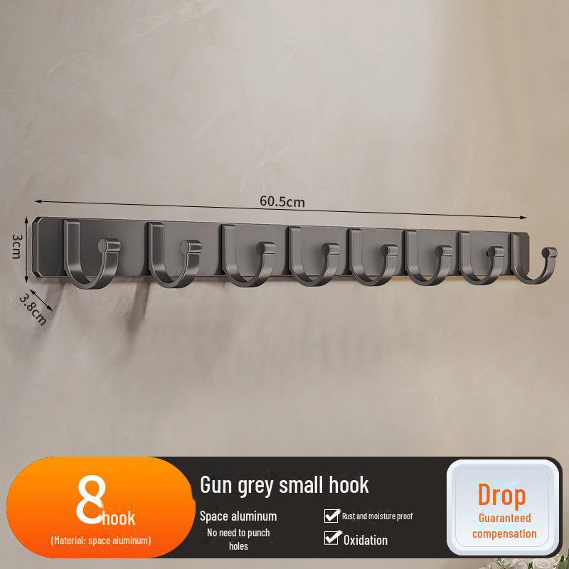 Крепкий настенный крючок для кухни и ванной комнаты - настенная и дверная вешалка без проколов для одежды