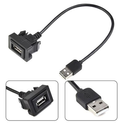 Удлинительный кабель USB-адаптер Черный Автомобильная центральная консоль