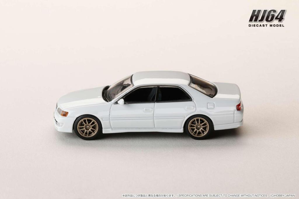 1/64 Toyota Chaser Tourer V (JZX100) Ранняя версия (1996) 10-спицевые диски в JDM стиле Super White II