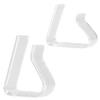 4Pcs Tablecloth Clips Transparent High Strength Smooth Easy To Install Table Cloth