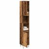 VidaXL Bathroom Cabinet Old Wood 30x30x190cm Engineered Wood, Cabinet, Bathroom Storage Cabinet, 857199