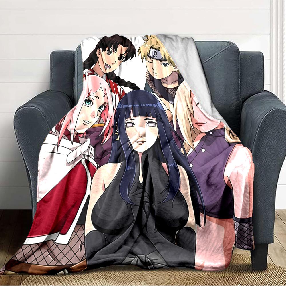 1pc NARUTO (2) Blanket, Gift, for Men and Women, Soft Blanket, Good for Sofa Bed Couch Travel, Lightweight Flannel Blanket