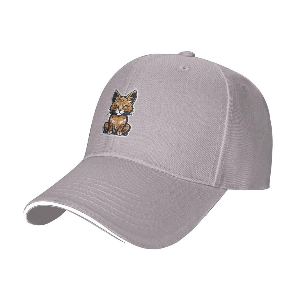 Fashion Baby Bobcat Curved Brim Baseball Cap Fishing And Camping Unisexs Hat