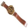 Brass Nautical Sundial Compass Wristwatch Antique Vintage Nautical Gift