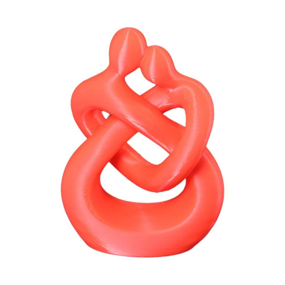 Abstract Design 3D Printed Figure Romantic Couple Embracing Sculpture Home Decoration