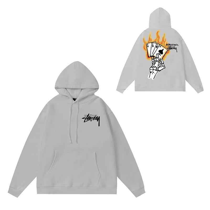 Unisex Hooded Cotton Sweatshirt Streetwear Letter Print Loose Fit Winter Casual Top Teens