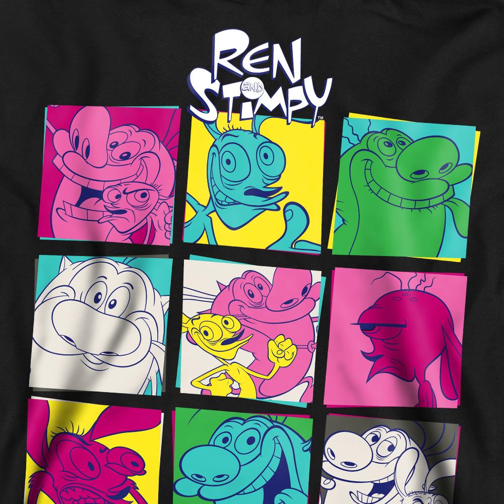 Толстовка унисекс для взрослых Ren & Stimpy Warhol 2