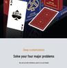 Игральные карты для игры Гуаньдань «Золотая Печать» с немецкой черной сердцевиной и текстурой ткани
