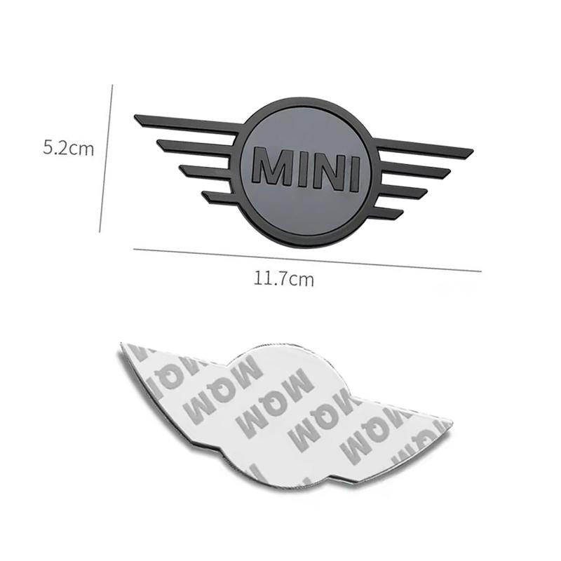 3D Car Chrome Emblem Sticker Auto Trunk Decoration Badge Label For BMW MINI WORKS One Cooper JCW R60 R59 R58 R57 R56 R55 R53 R52