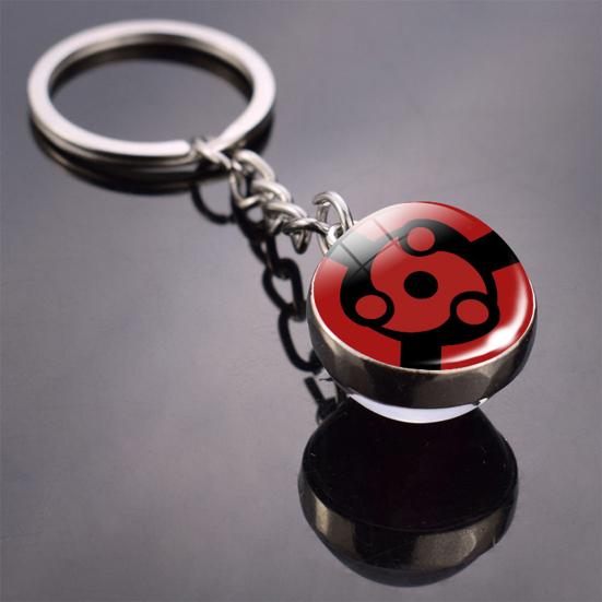 Yousheng Брелок Мультяшный Многоцелевой Искусственный Камень Многоразовый Коллекционный Декоративный Подарок Аниме Наруто Глаз Шарингана Брелок для Ключей Подвеска на Сумку для Детей