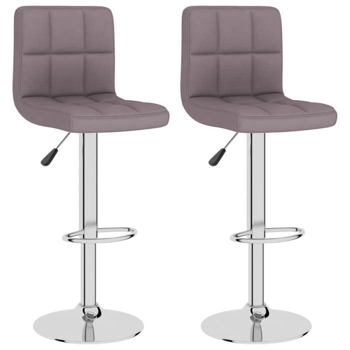 VidaXL Set of 2 Bar Stools, Pub Chair, Bistro Seat, Furniture for Dining Room Kitchen Living Room Home Interior, 334248