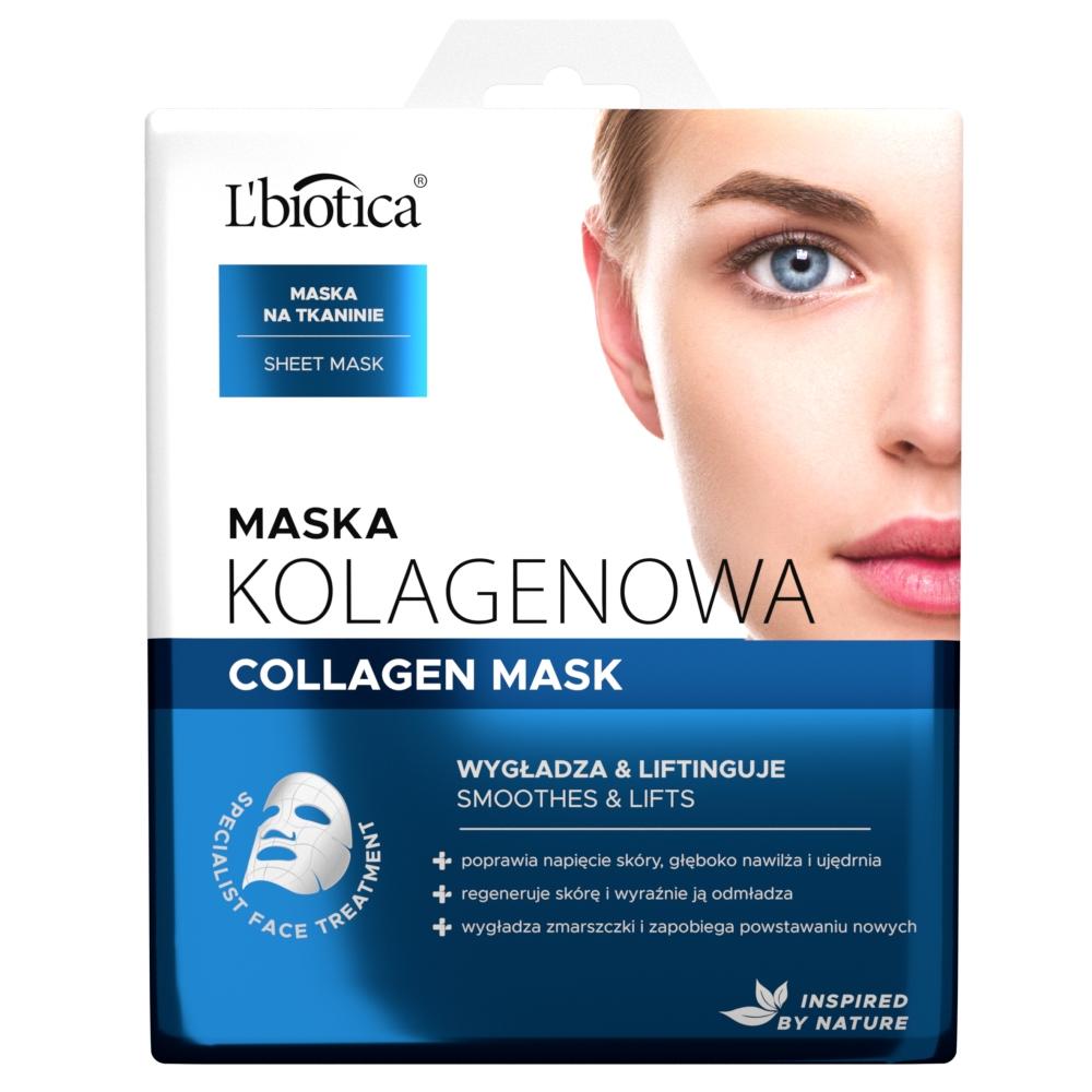 L'Biotica Collagen Fabric Mask 23ml - Revitalize Skin