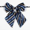 Женский галстук-бабочка - Цветочный и полосатый плед, аксессуар для школьной формы в корейском и японском стиле