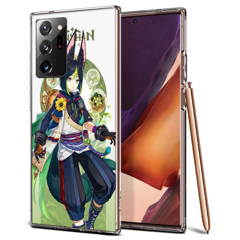 Чехол для телефона Genshin Impact Тигнари для Samsung A55 A35 A25 A15 A07 A05S A16 A17 A26 A36 A37 A56 A57 Galaxy Note 20 10 A50S A71 A