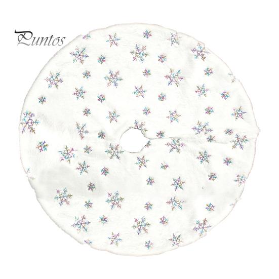 Юбка для рождественской елки, сверкающая снежинка, зимние украшения своими руками, плюшевая юбка для рождественской елки, тонкая работа