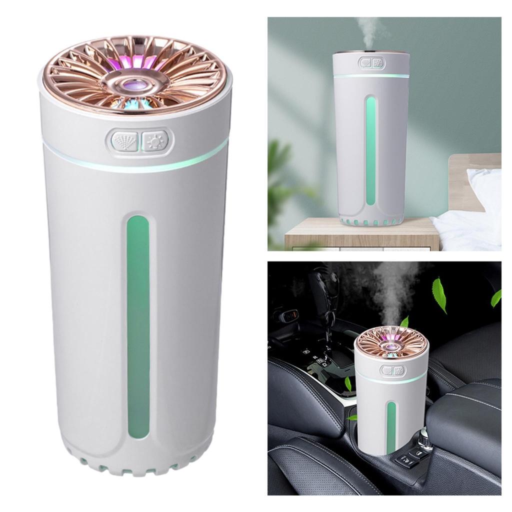 Portable Phantom Cup Humidifier Car Mounted Aromatherapy Machine Colorful Cool Atmosphere Night Light Moisturizing Fragrance Expanding Humidifiers